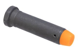 KAK Industry AR-15 9mm Carbine Buffer with black finish and orange rubber bumper